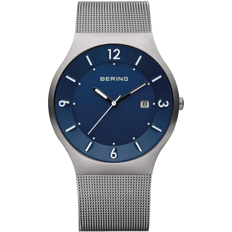 Bering Men's Analogue Quartz Watch with Milanese Strap 14440-007-Q