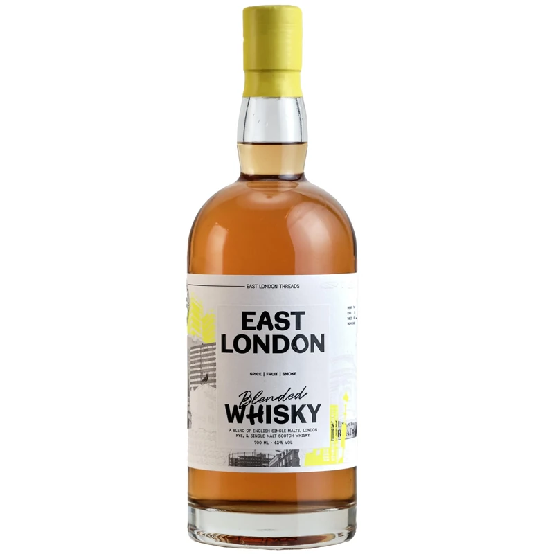 EAST LONDON LIQUOR CO THREADS: BLENDED WHISKY 70CL 42% ABV/A BLEND OF ENGLISH SINGLE MALTS, LONDON RYE & SINGLE MALT SCOTCH WHISKY