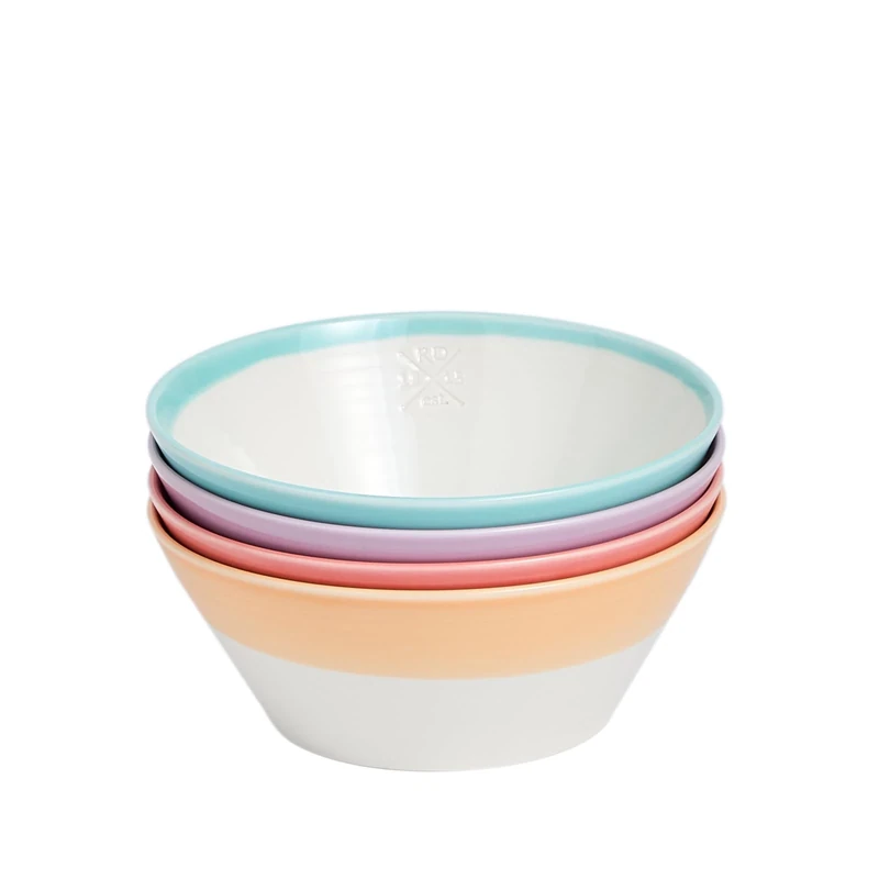1815 Bright Bowl 16cm 6.3in, Mixed Colours Set of 4
