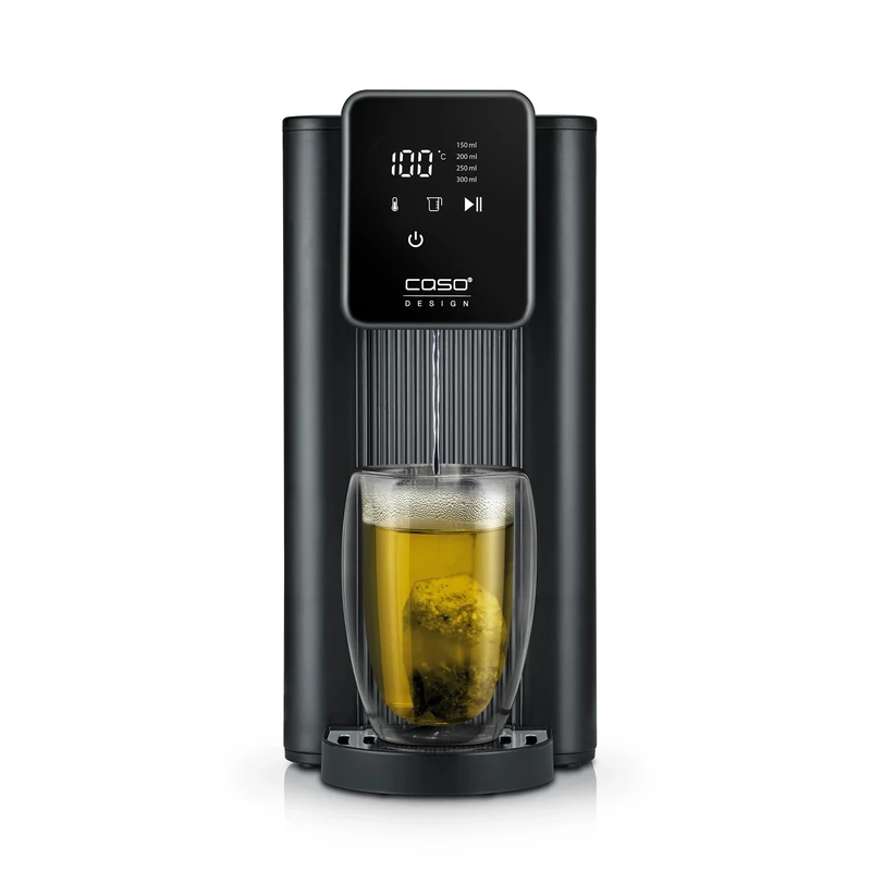 Caso Design HW 616 Hot Water Dispenser, 2.5L Instant Boiling Water Dispenser, Water Filter Included, Black