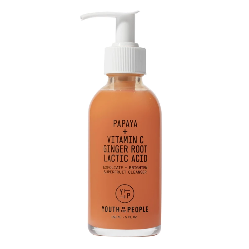 Youth To The People Superfruit Energy Cleanser, Infused with Papaya + Vitamin C, Exfoliating, Smoothing & Brightening Facial Cleanser, Skin Barrier-Friendly, Gentle Makeup Remover, 300ml Refill
