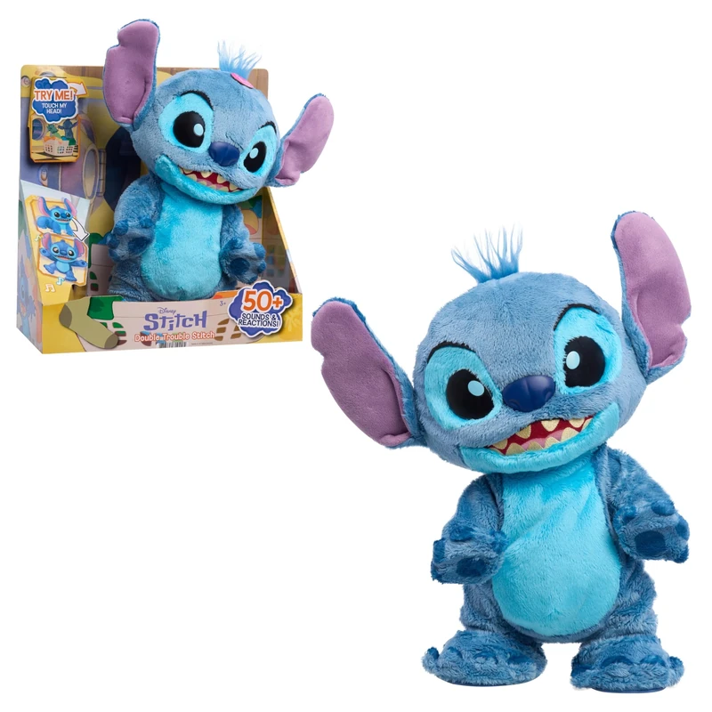 Disney Double Trouble Stitch Feature Plush - Image 1