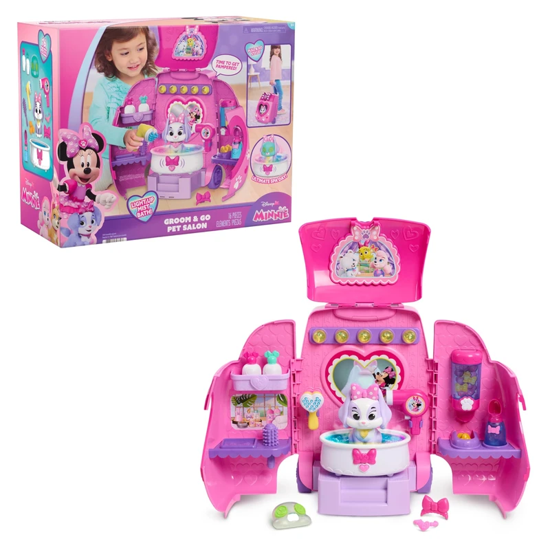 Just Play Minnie Mouse Groom & Go Pet Salon