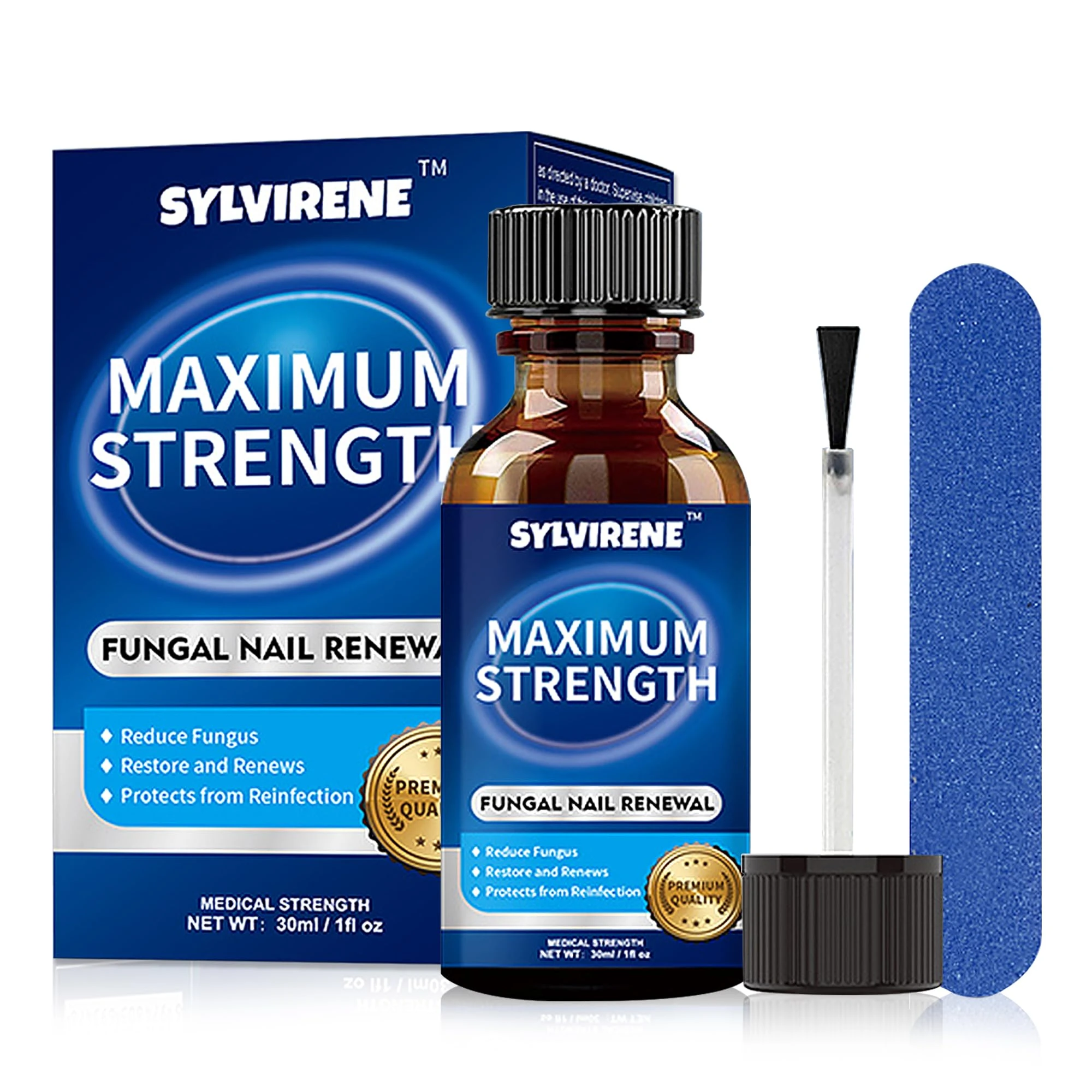 Nail Fungus Liquid 30ml, Toe Nail Fungus for Athletes Foot, Thick, Broken, Discolored & Damaged Nail, Restores the Natural Appearance of Nails