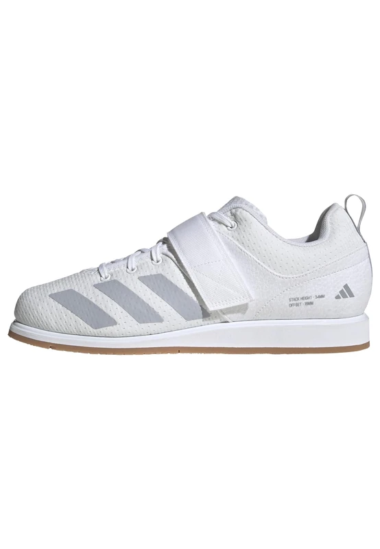 adidas Unisex Powerlift 5 White 9.5 - Image 1