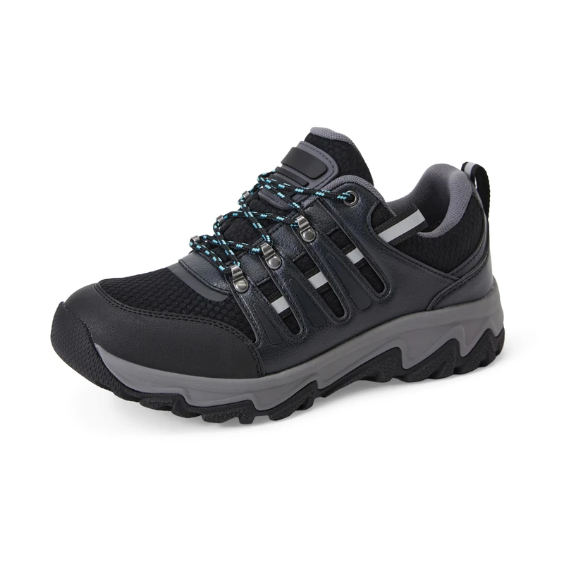 Amazon Essentials Women's Waterproof Hiking Shoes, Black, 2 UK