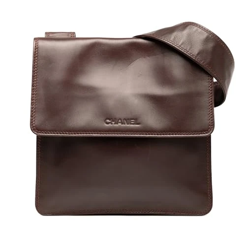 Chanel Pre-Loved Lambskin Leather Crossbody Bag