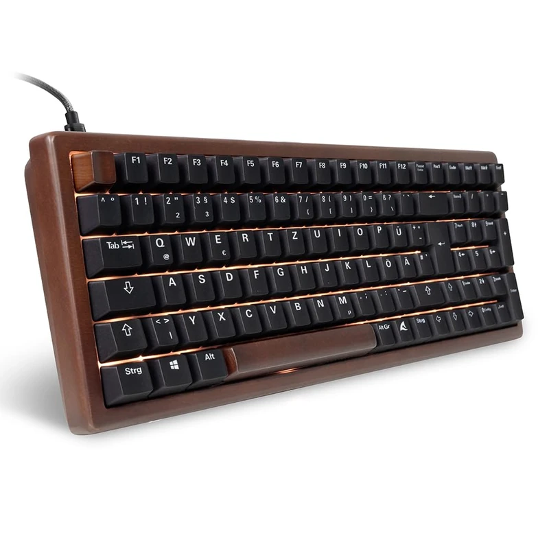 Sharkoon Skiller SGK50 S2 Wood Mechanical Keyboard - PBT