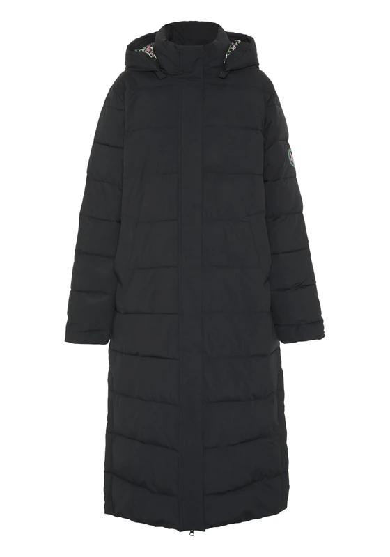 Chiemsee Coat with detachable hood, 19-3911 Black Beauty, L