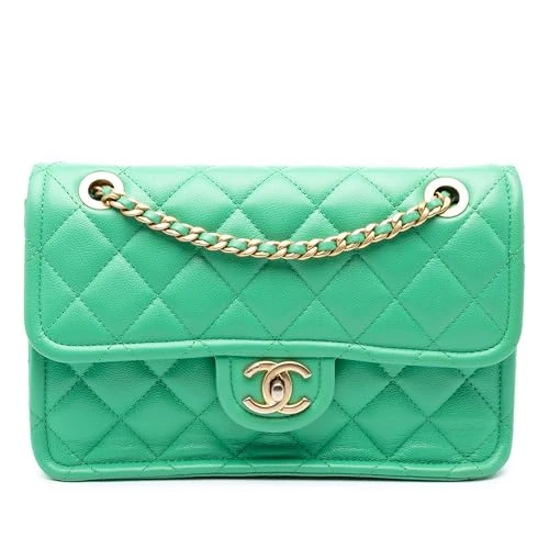 Chanel Pre-Loved Medium Quilted Caviar Sweet Flap Shoulder Bag