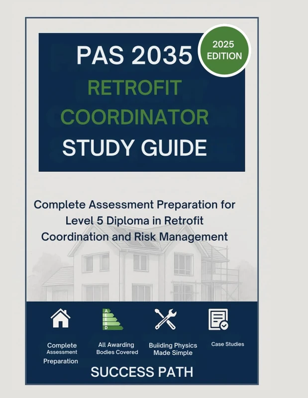 PAS 2035 Retrofit Coordinator Study Guide: Complete Assessment Preparation for Level 5 Diploma in Retrofit Coordination and Risk Management (2025 Edition)