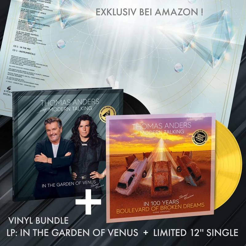 Thomas Anders ...sings Modern Talking: In the Garden of Venus (2LP + 12 Inch Maxi ) Amazon exklusiv [Vinyl LP] [VINYL]