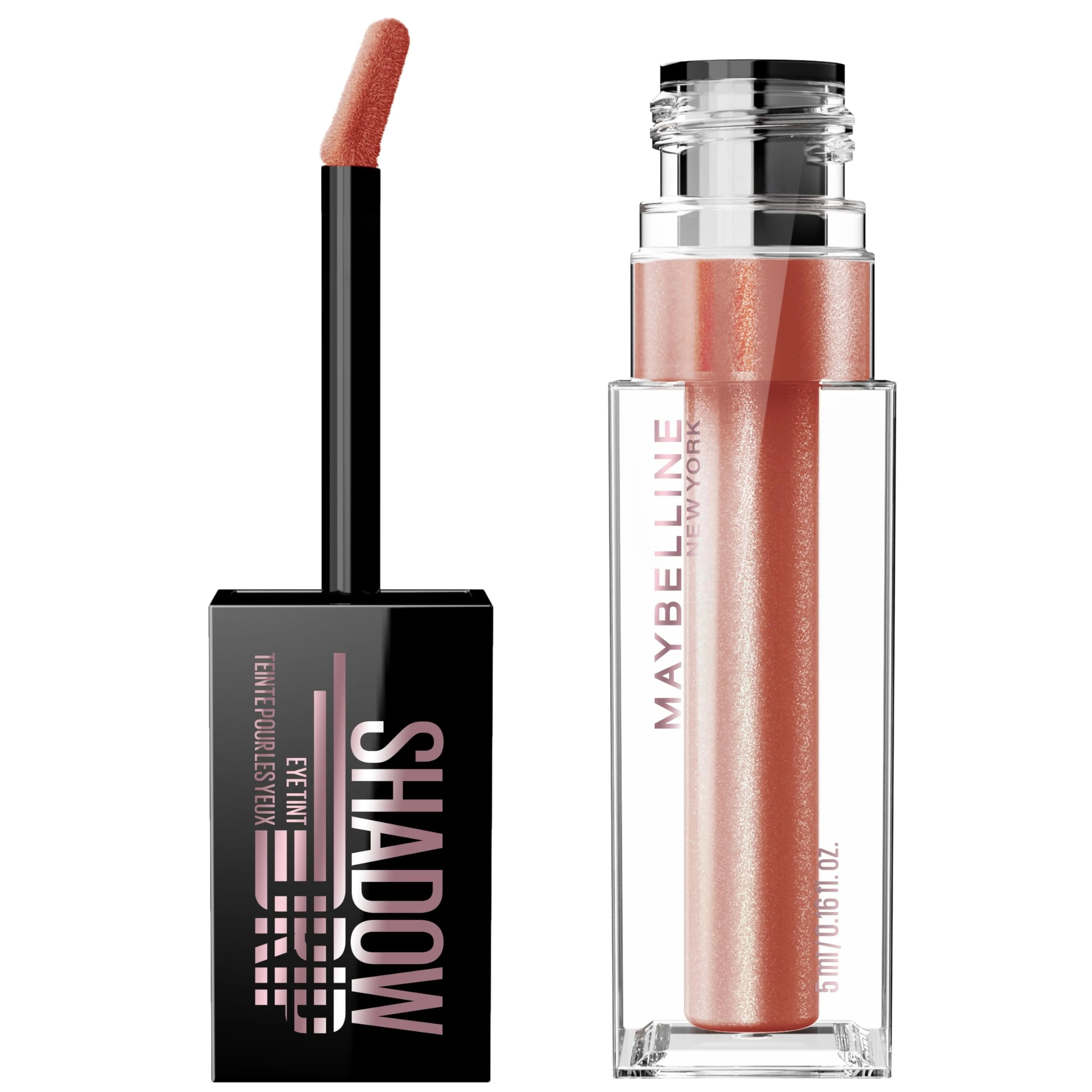 Maybelline Shadow Drip Eye Tint Liquid Eye Shadow Up to 16HR Long Wear, Easy Blend, Lumious Shimmer, Weightless Feel & Long Lasting Finish, Quartz