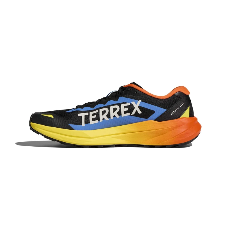 adidas Men's Terrex Agravic Lite Shoes, core Black/Grey one/Impact Orange, 3 UK