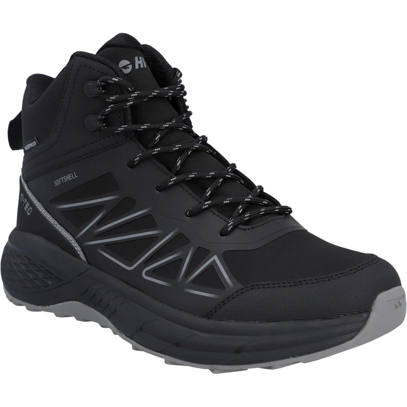 Hi-Tec Men Litespeed Mid WP Hiking Boots, Black, 7 - Image 1