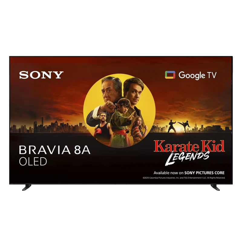 Sony BRAVIA 8A OLED 65 Inch 4K HDR Google Smart TV, Gaming Features for PlayStation 5 and IMAX Enhanced, Dolby Vision Atmos, Google Cast, Apple AirPlay, 120Hz 65XR8A