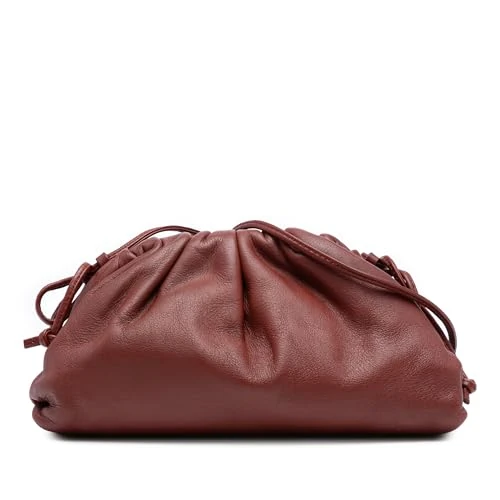 Bottega Veneta Pre-Loved Lambskin The Mini Pouch Crossbody