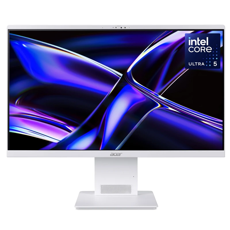 acer Aspire S24-B All-in-One Co-Pilot Plus PC - Intel Ultra 5 226V, 16GB, 512GB SSD, Integrated Intel ARC Graphics, 23.8" QHD Display, Windows 11, White