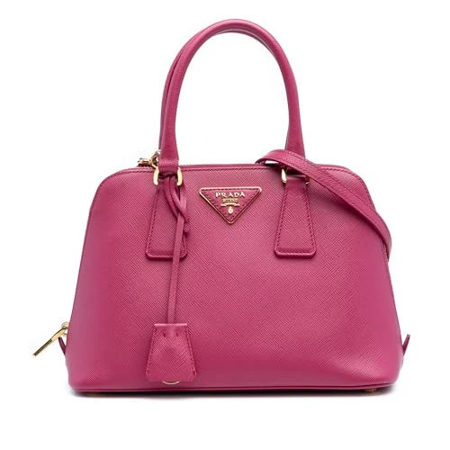 Prada Pre-Loved Small Saffiano Lux Promenade Satchel
