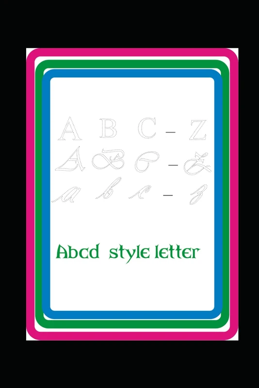 alphabet styles a-z: Dotted line - Image 1
