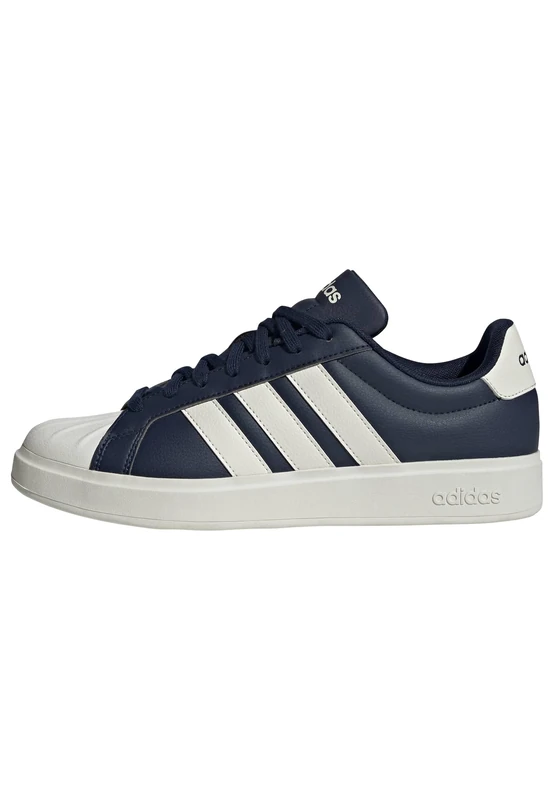 adidas Men's Streettalk Shoes, Collegiate Navy/Off White/Off White, 3.5 UK