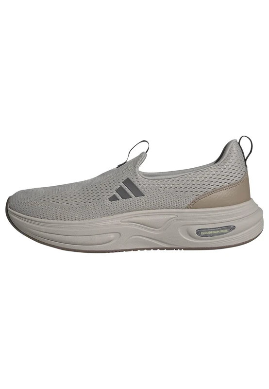 adidas Men's Cloudfoam Cuxxion Shoes, Light Brown/Grey strata/Semi Frozen Lemon, 8.5 UK