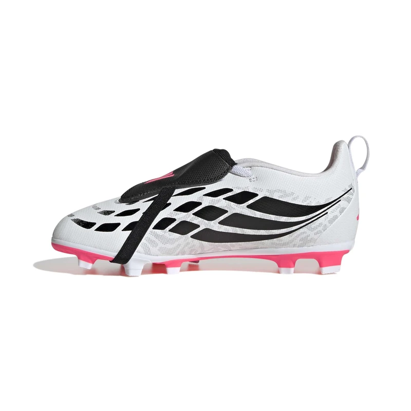 adidas Unisex Club Fold-Over Tongue Firm Ground/Multi Ground Football Boots Kids Shoes, FTWR White/Solar Turbo/core Black, 1.5 UK