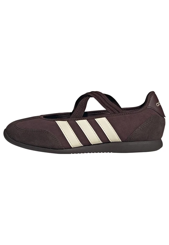 adidas Women's Barreda Mary Jane Shoes, Shadow Brown/Cream White/Aurora Coffee, 6 UK