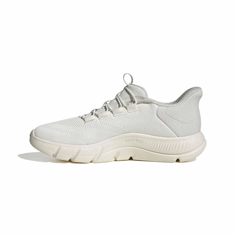 adidas Women's Cloudfoam Flex Laces Shoes, Off White/Ice Gold Met./Orbit Grey, 8.5 UK
