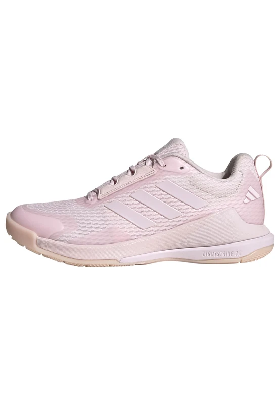 adidas Women's Novaflight 2 Indoor Shoes, Distilled Pink/Distilled Pink/Distilled Pink, 7.5 UK