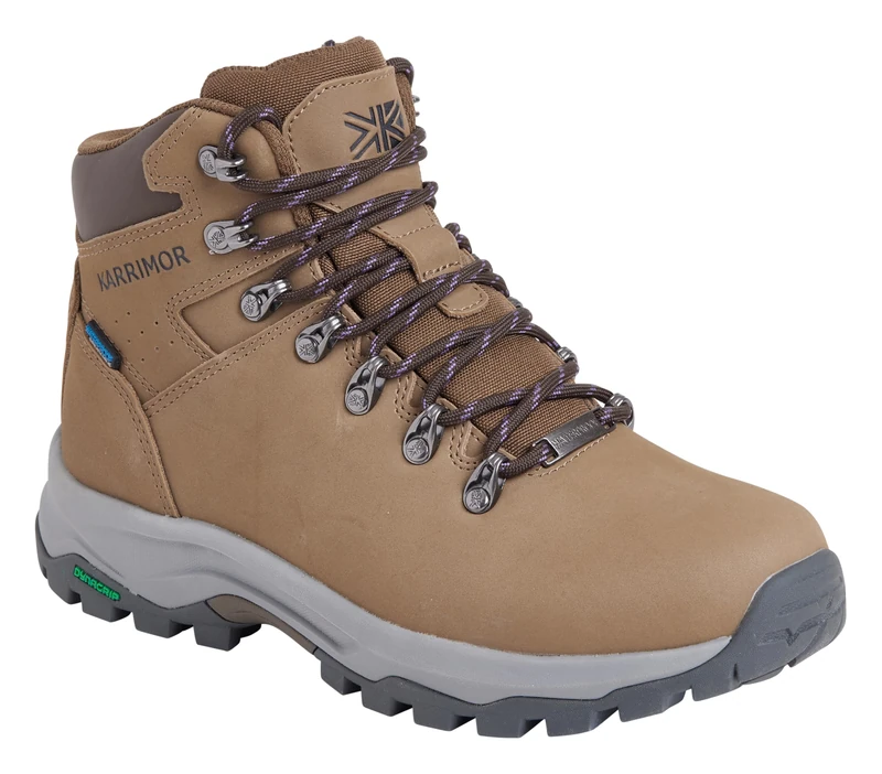 Karrimor Women's Mendip 4 NB weathertite waterproof leather walking boot Brindle UK 8