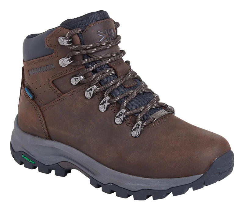 Karrimor Women's Mendip 4 NB weathertite waterproof leather walking boot Brown UK 4