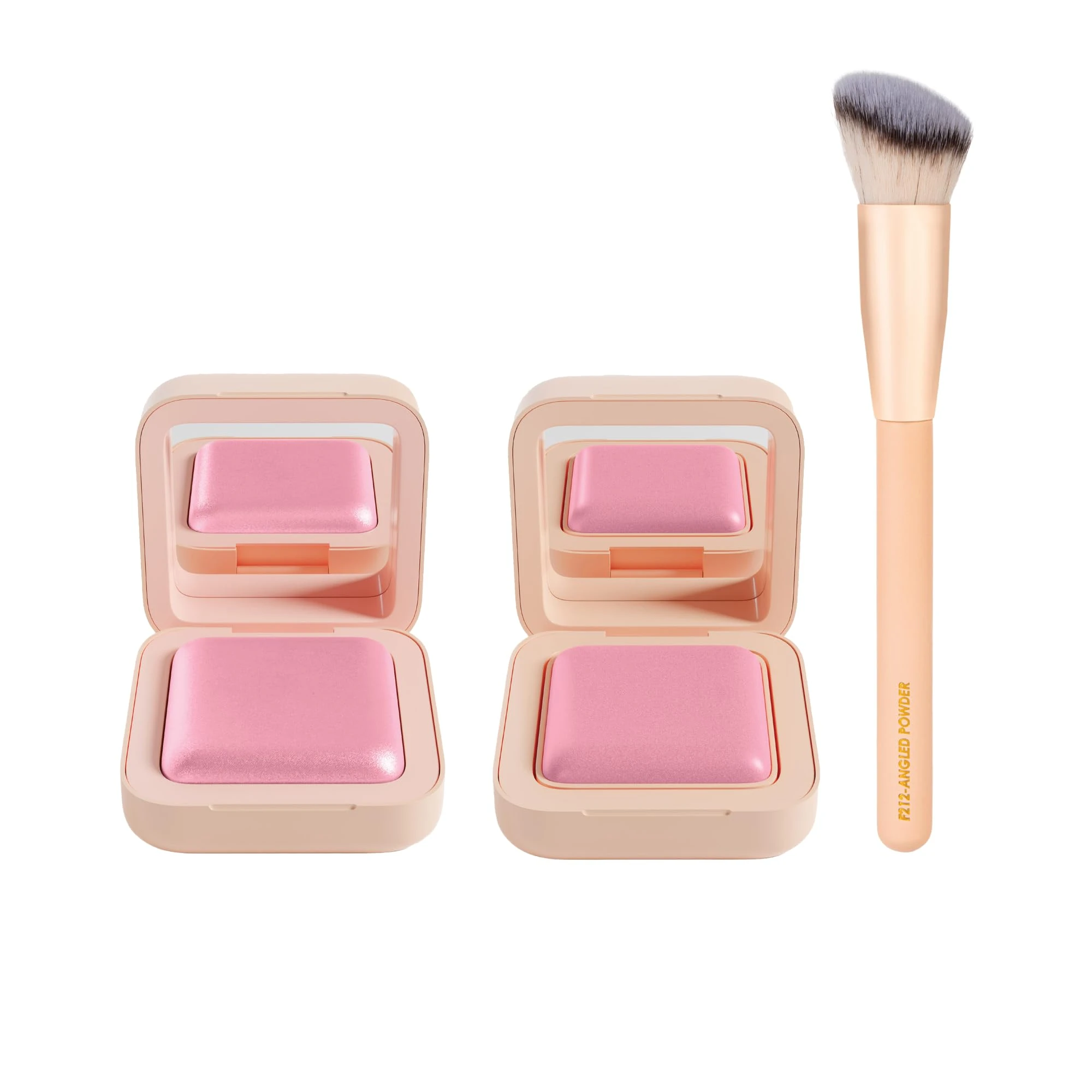 The Beauty Crop Glow Milk Luminous Blush Duo with Makeup Brush - Popping Peony