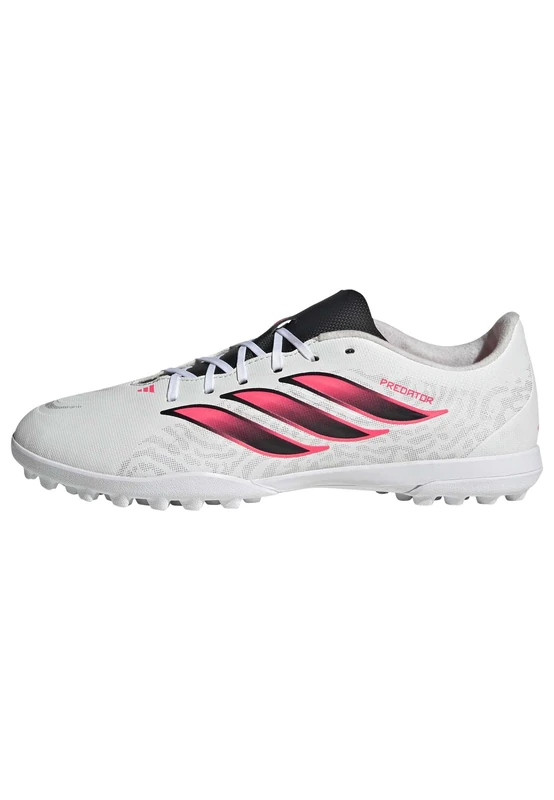 adidas Unisex Predator Club Turf Football Boots Shoes, FTWR White/Solar Turbo/core Black, 9.5 UK