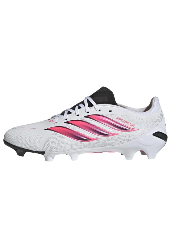adidas Unisex Predator League Firm Ground Football Boots Shoes, FTWR White/Solar Turbo/core Black, 6 UK