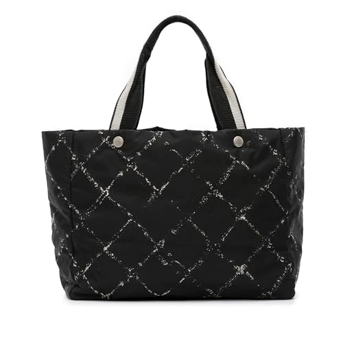 Chanel Pre-Loved Old Travel Line Nylon Tote