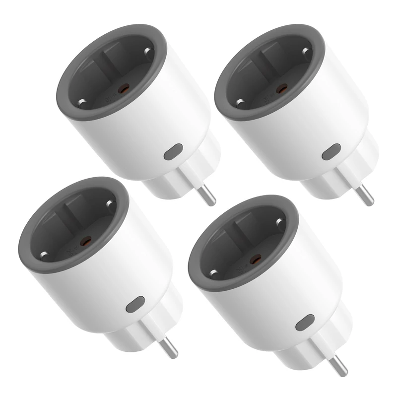 SONOFF S60ZBTPF Zigbee Smart Socket – Remote Control, Energy Monitor, Timer, Overload Protection, Repeater, eWeLink Compatible-4 Pack - Image 1