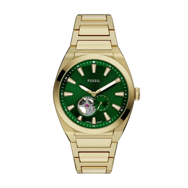 Fossil Everett Men's 42MM Gold-Tone Stainless Steel Watch, ME3276
