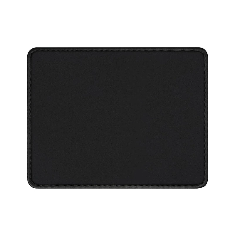 Gaming Mouse Pad - Large Black Non-Slip Rubber Base, Stitched Edges for PC, Computer, Office and Gaming Surfaces