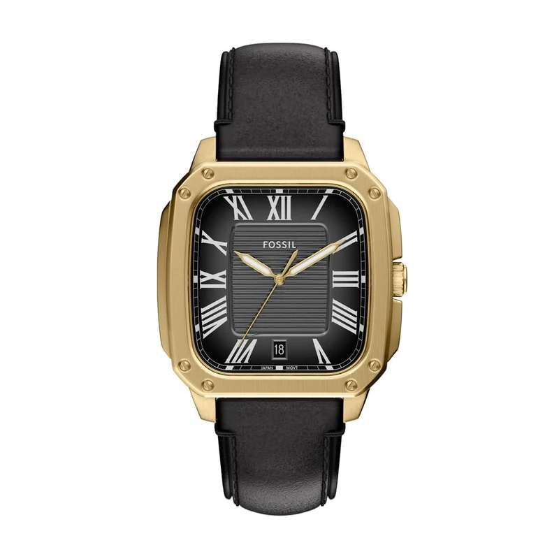 Fossil Crosby Men's 42MM Gold-Tone Stainless Steel Watch, FS6151