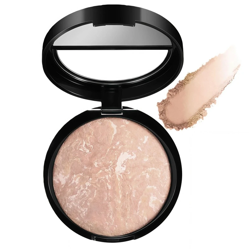 SinceReal Baked Foundation for Skin - Light Beige, Oil-Control