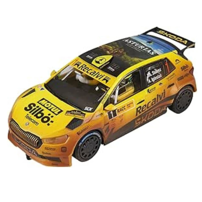 SCALEXTRIC - Advance Racing Vehicle - Slot Car - Scale 1:32 (Skoda Fabia WRC2 - Suarez Mud Effect Rocket) - Image 1