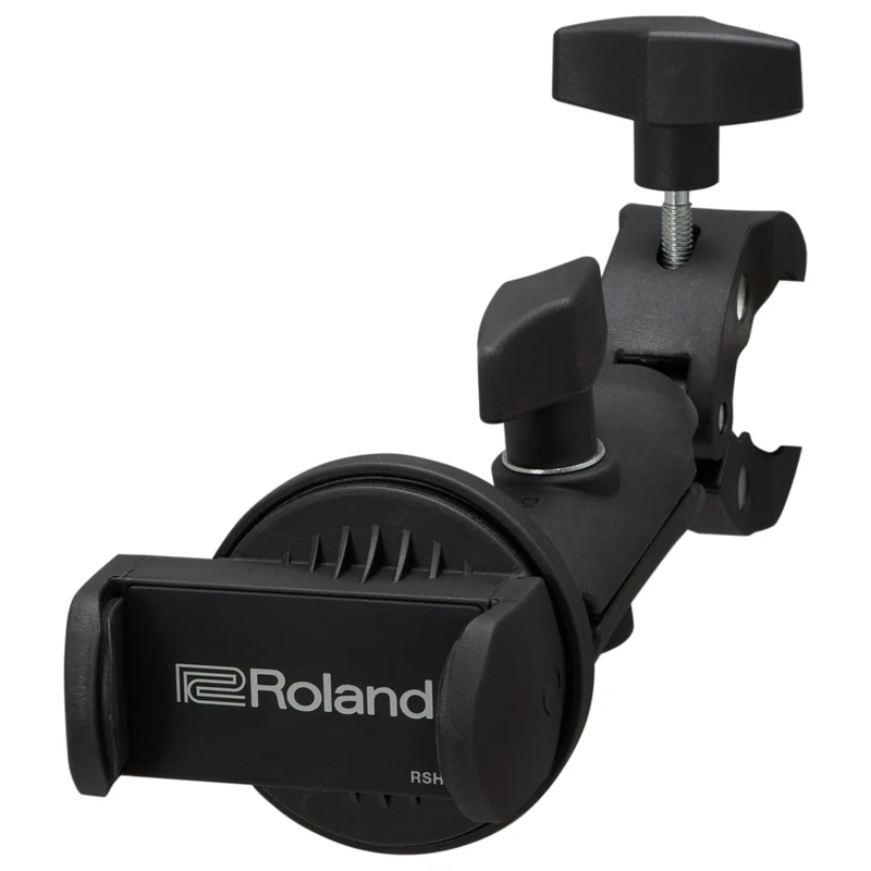 ROLAND RSH-10 | V-Drums Smartphone Holder | Rugged Design | Securely Grips To Your Phone | Easily Detachable for Hand Control | Flexible Angle Positioning | Compatible With V-Drums Kits