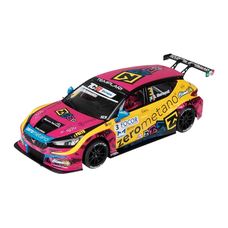 SCALEXTRIC - Advance Racing Vehicle - Slot Car - Scale 1:32 (Cupra Leon Competition - Zero Methane)