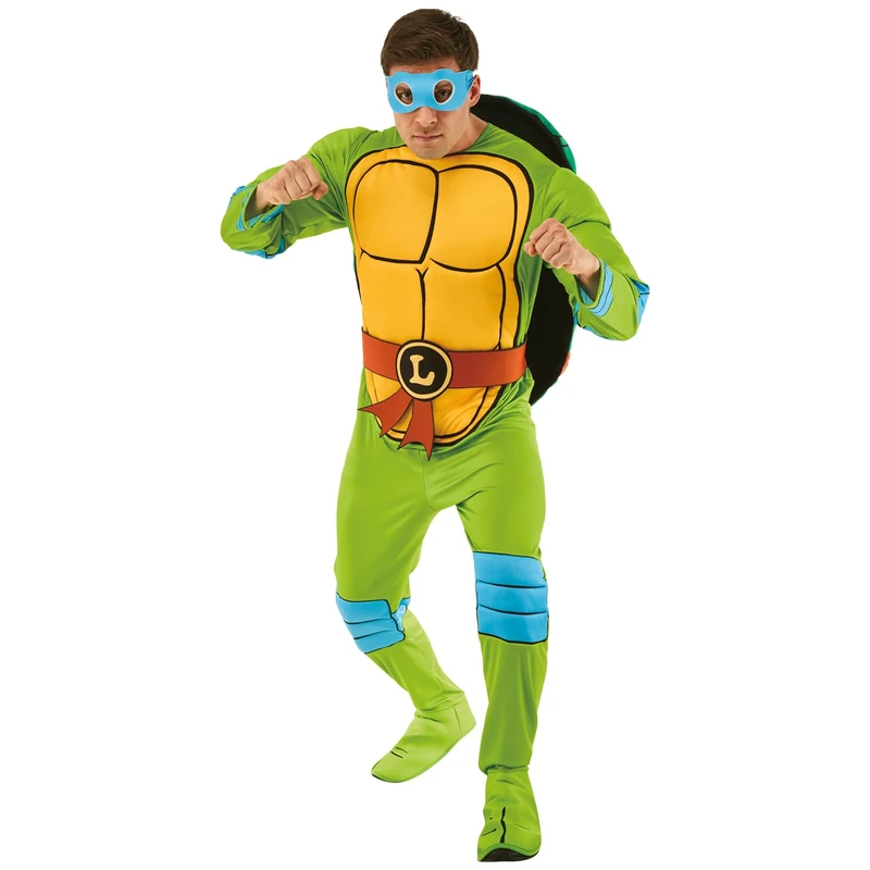 Rubies Official Paramount TMNT Leonardo Adult Costume, Adult Fancy Dress, Size Small