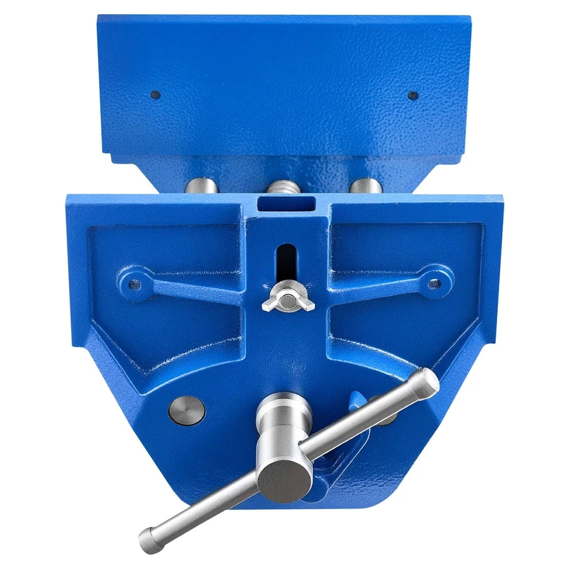 VEVOR Woodworking Vise, 7 Inch Jaw Width, Quick Release Wood Bench Vise, 8 Inch Max Jaw Opening, Heavy-Duty Cast Iron Construction, Workbench Vice with Adjustable Front Stop, for Woodworking Drilling