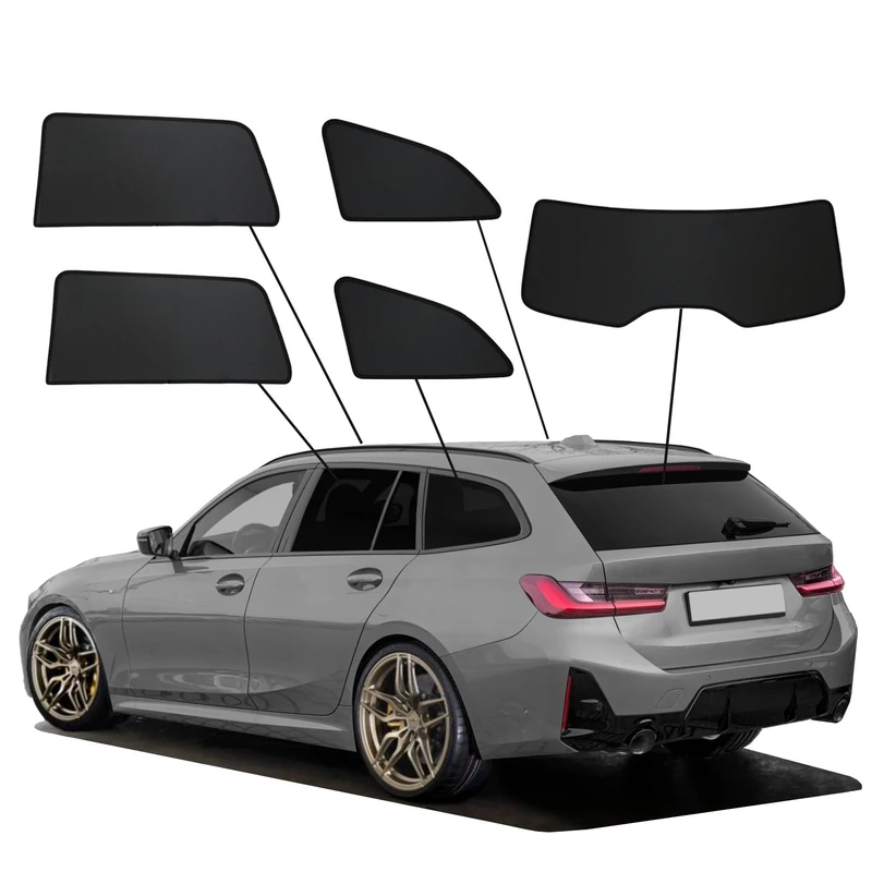 SunClip Privacy & Sun protection compatible with BMW 3-Series G21 Touring 2019-