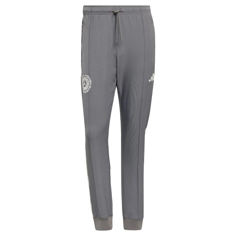 adidas Men's Mercedes - Amg Petronas Formula 1 Team Silver Arrows Icon Track Pant Pants, Granite/Off White, XXL