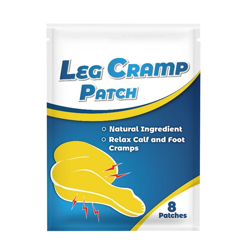 Leg Cramps Relief Patches - Soothing and Soothing Relief from Leg Cramps - Deep Penetrating Patches to Relieve Restless Legs Syndrome, Topical Sticker for Legs, Neck