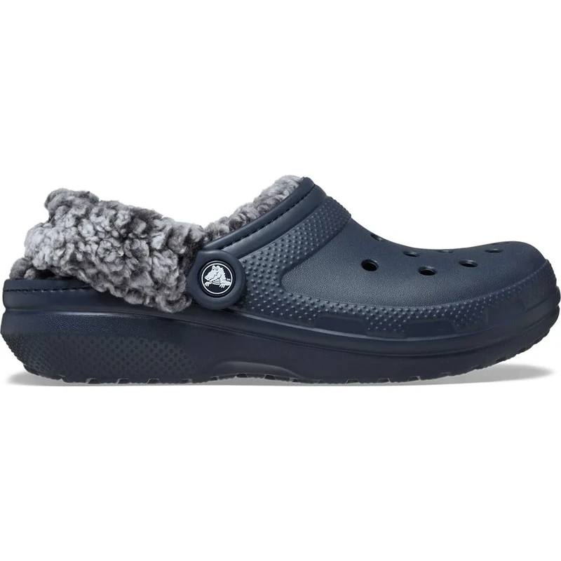 Crocs Unisex Adult, Classic Fleece Lined Clog, Navy, 4 UK Men/ 5 UK Women